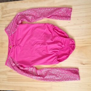 Pink leotard girls size 6